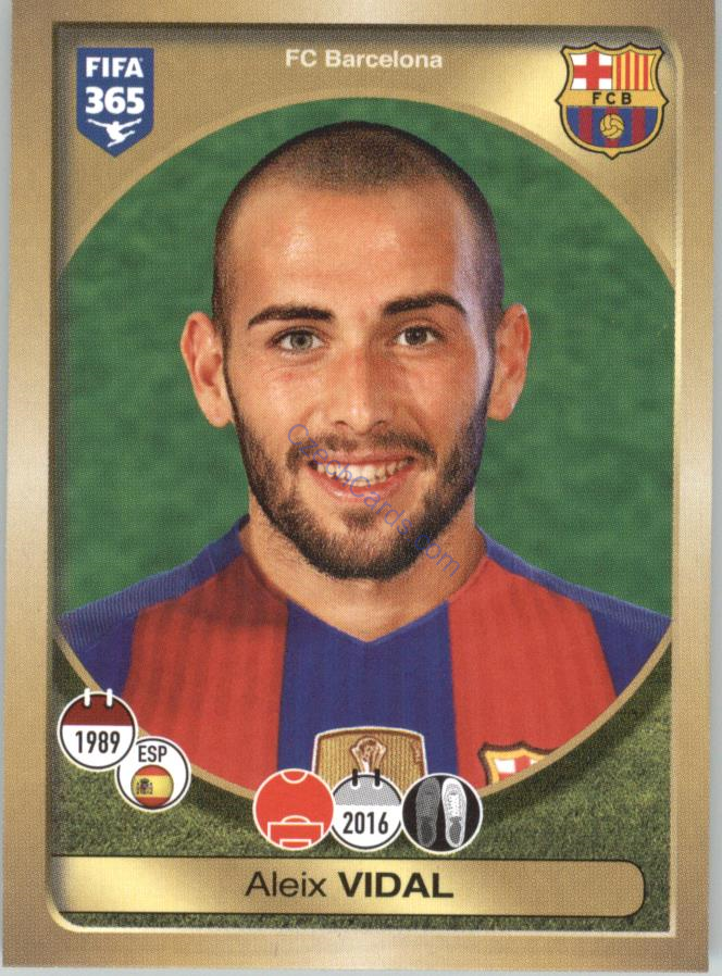 Aleix Vidal Panini 2017 FIFA 365 Sticker #61