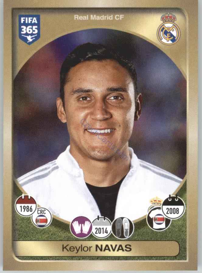 Keylor Navas Panini 2017 FIFA 365 Sticker #74