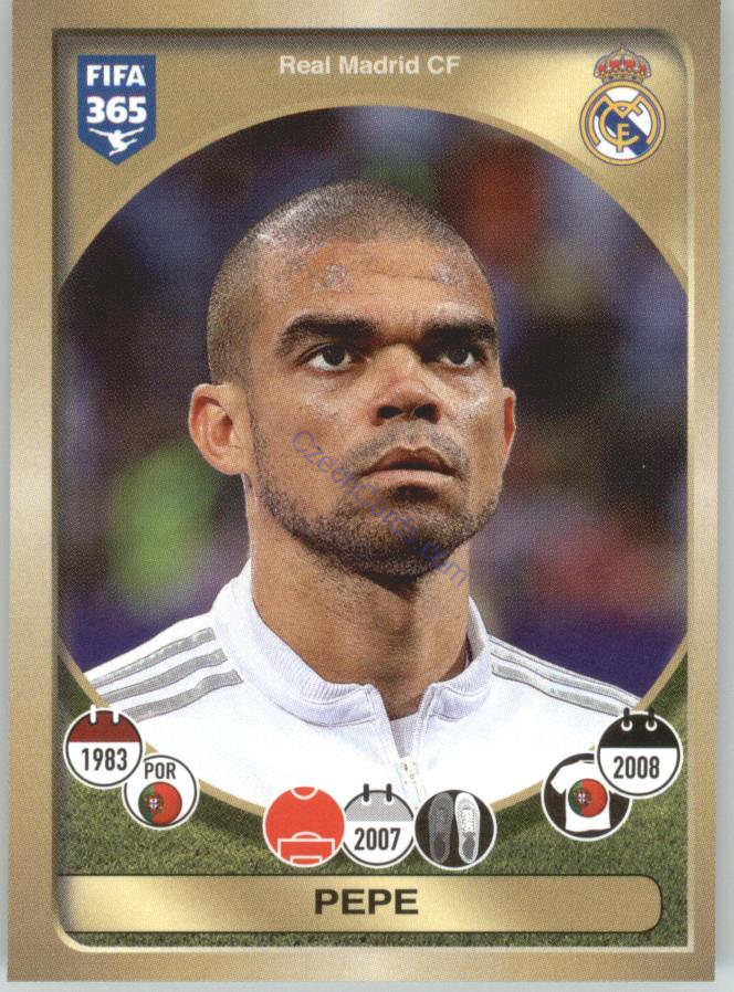 Pepe Panini 2017 FIFA 365 Sticker #77