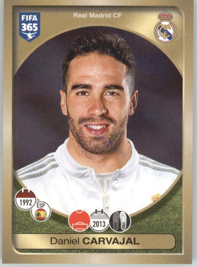 Daniel Carvajal Panini 2017 FIFA 365 Sticker #80