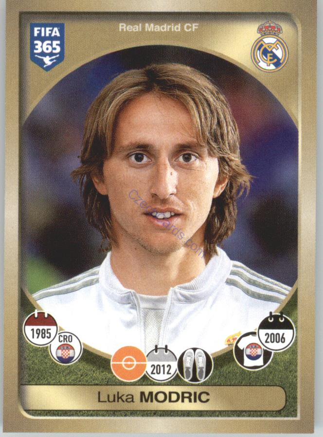 Luka Modric Panini 2017 FIFA 365 Sticker #82