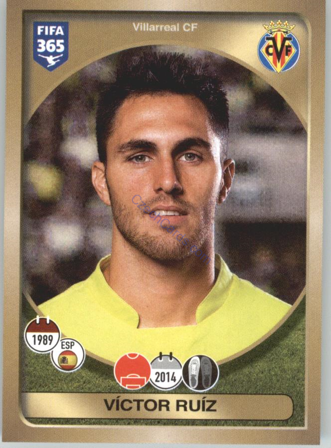 Víctor Ruíz Panini 2017 FIFA 365 Sticker #89