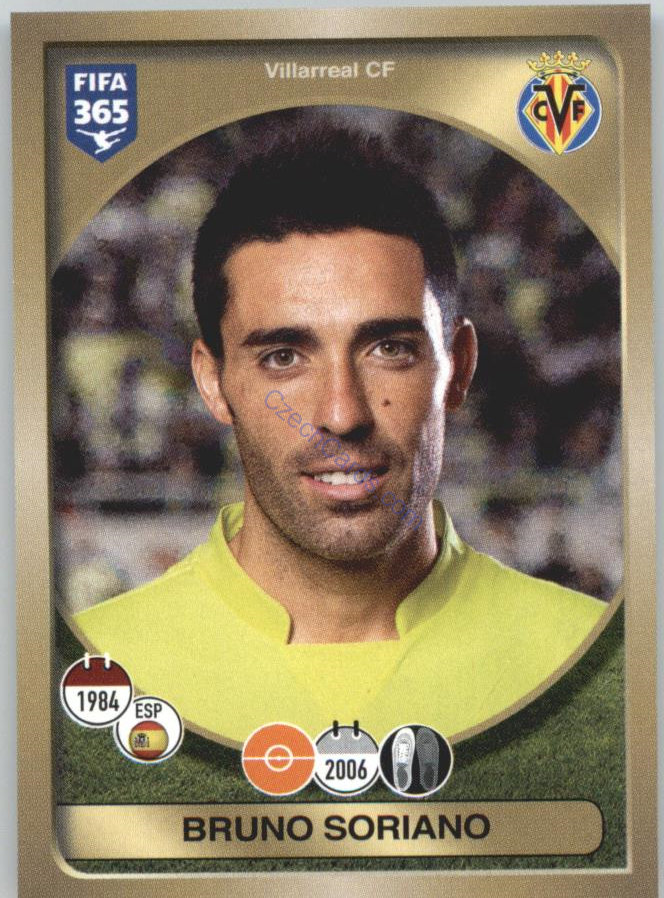 Bruno Soriano Panini 2017 FIFA 365 Sticker #95