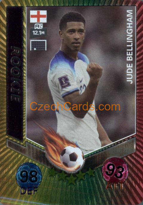 Jude Bellingham 2024 World Football Stars unofficial Chinese Rainbow
