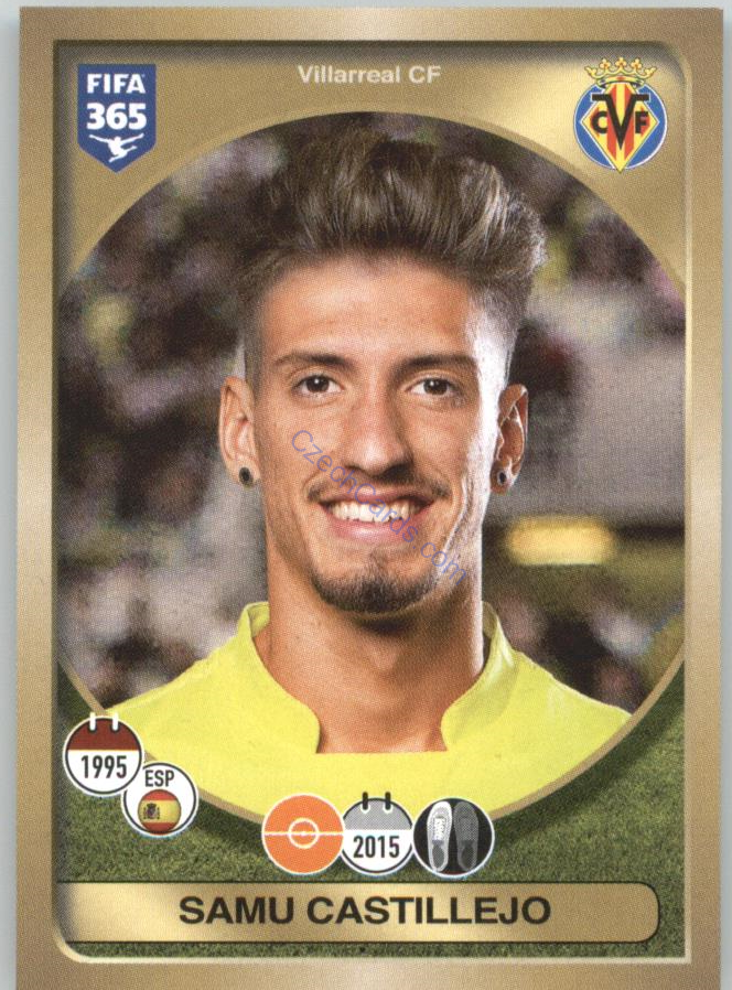 Samu Castillejo Panini 2017 FIFA 365 Sticker #96