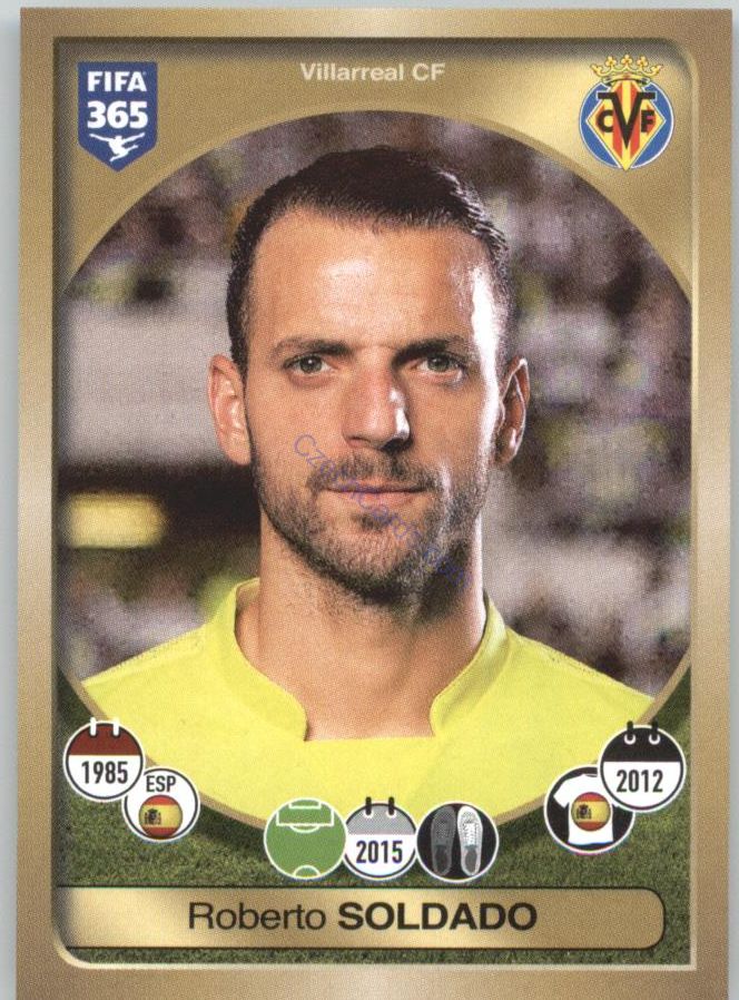 Roberto Soldado Panini 2017 FIFA 365 Sticker #101