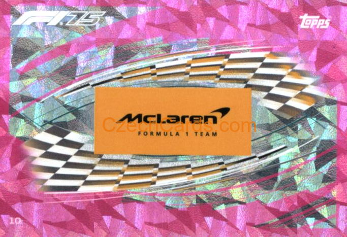 Team Logo McLaren 2025 Topps Turbo Attax Pink #10