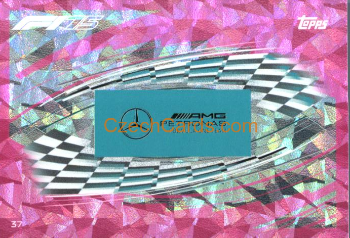 Team Logo Mercedes 2025 Topps Turbo Attax Pink #37