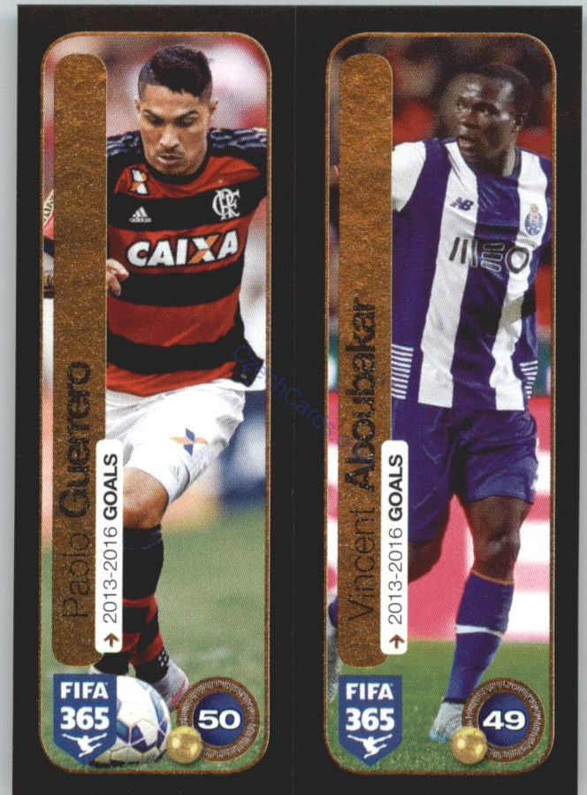 Guerrero, Aboubakar Panini 2017 FIFA 365 Sticker #108