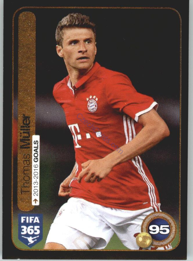 Thomas Müller Panini 2017 FIFA 365 Golden Sticker #112