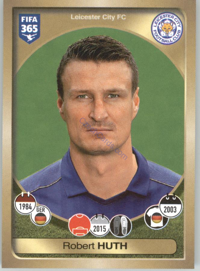 Robert Huth Panini 2017 FIFA 365 Sticker #122