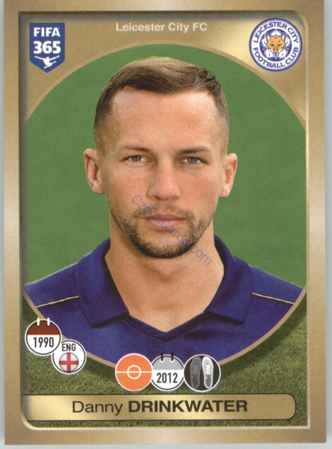 Danny Drinkwater Panini 2017 FIFA 365 Sticker #127