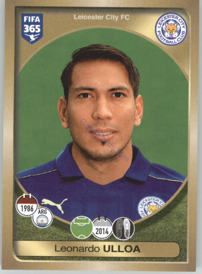Leonardo Ulloa Panini 2017 FIFA 365 Sticker #132