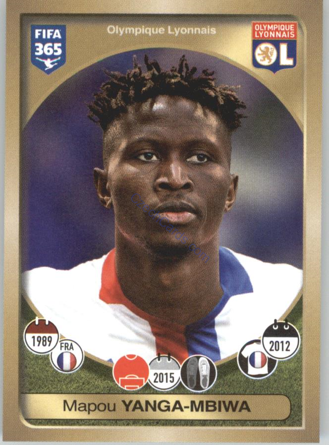 Mapou Yanga-Mbiwa Panini 2017 FIFA 365 Sticker #135