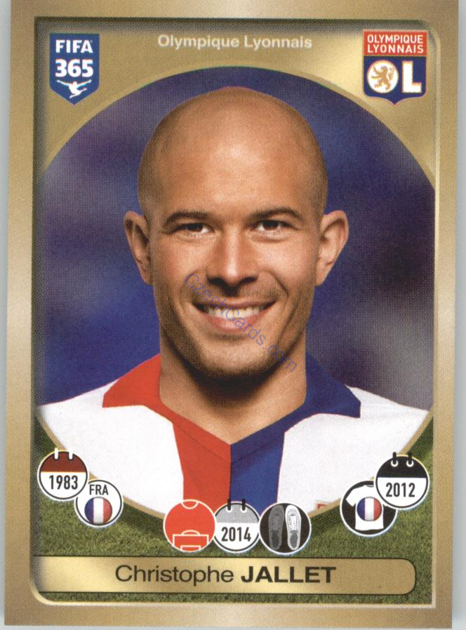 Christophe Jallet Panini 2017 FIFA 365 Sticker #136