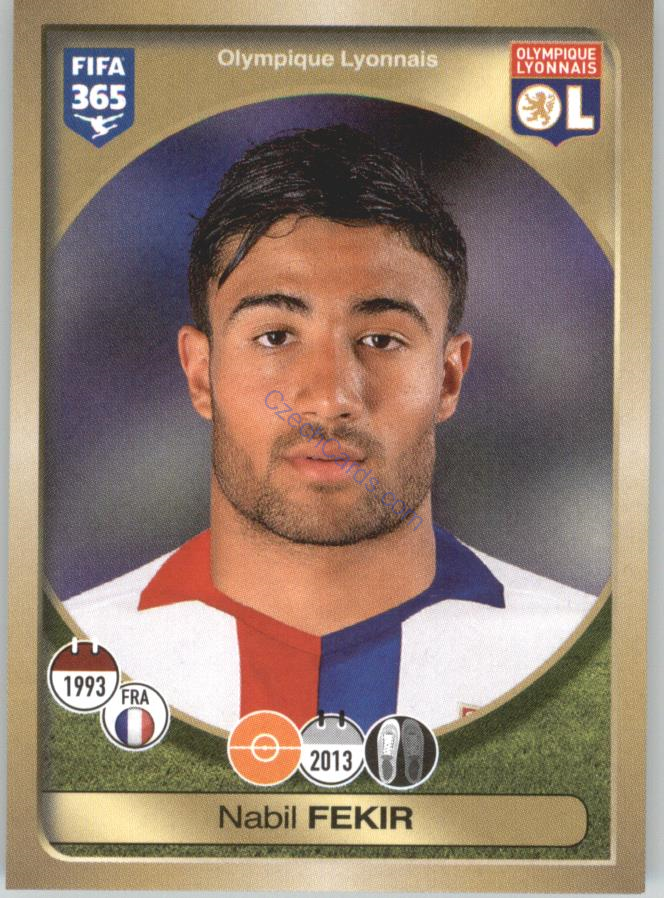 Nabil Fekir Panini 2017 FIFA 365 Sticker #143