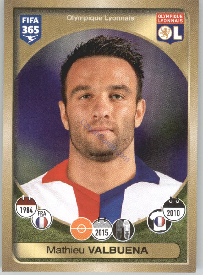Mathieu Valbuena Panini 2017 FIFA 365 Sticker #145