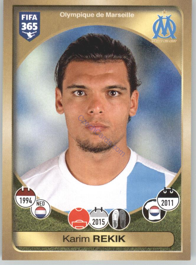 Karim Rekik Panini 2017 FIFA 365 Sticker #150