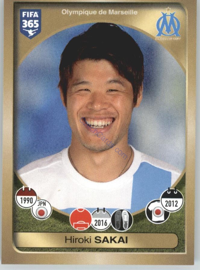 Hiroki Sakai Panini 2017 FIFA 365 Sticker #155