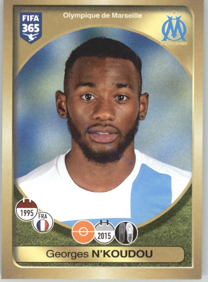 Georges N'Koudou Panini 2017 FIFA 365 Sticker #156