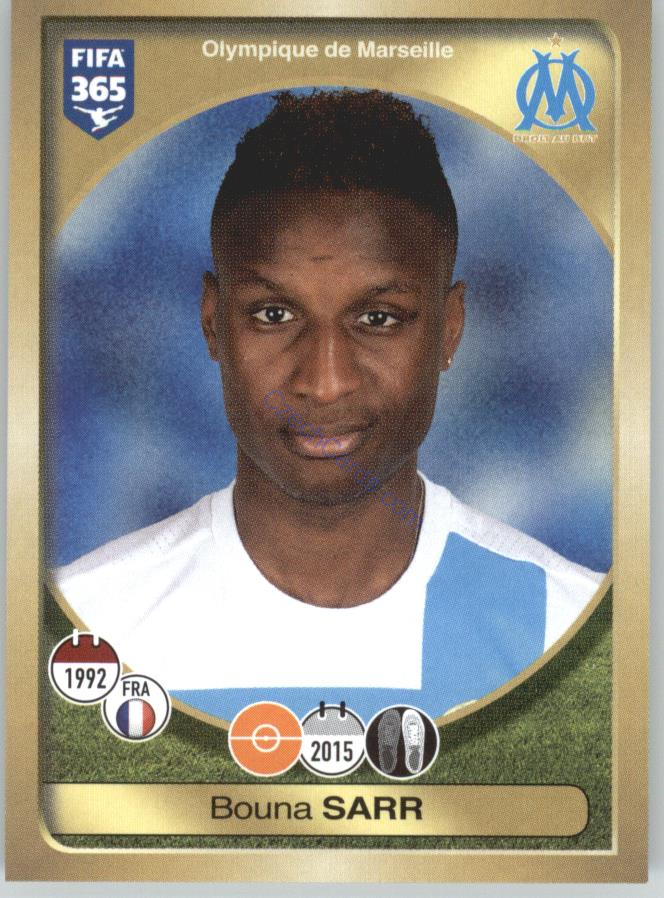 Bouna Sarr Panini 2017 FIFA 365 Sticker #160