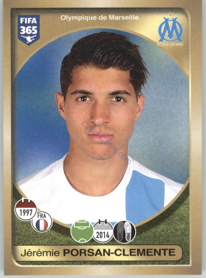 Jérémie Porsan-Clemente Panini 2017 FIFA 365 Sticker #161
