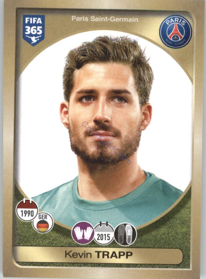 Kevin Trapp Panini 2017 FIFA 365 Sticker #162
