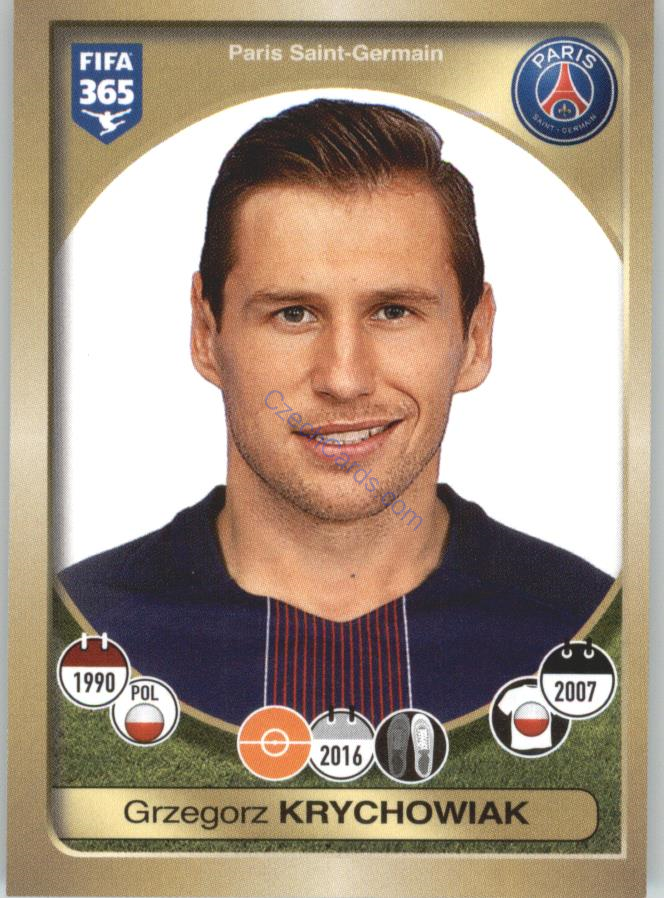 Grzegorz Krychowiak Panini 2017 FIFA 365 Sticker #169