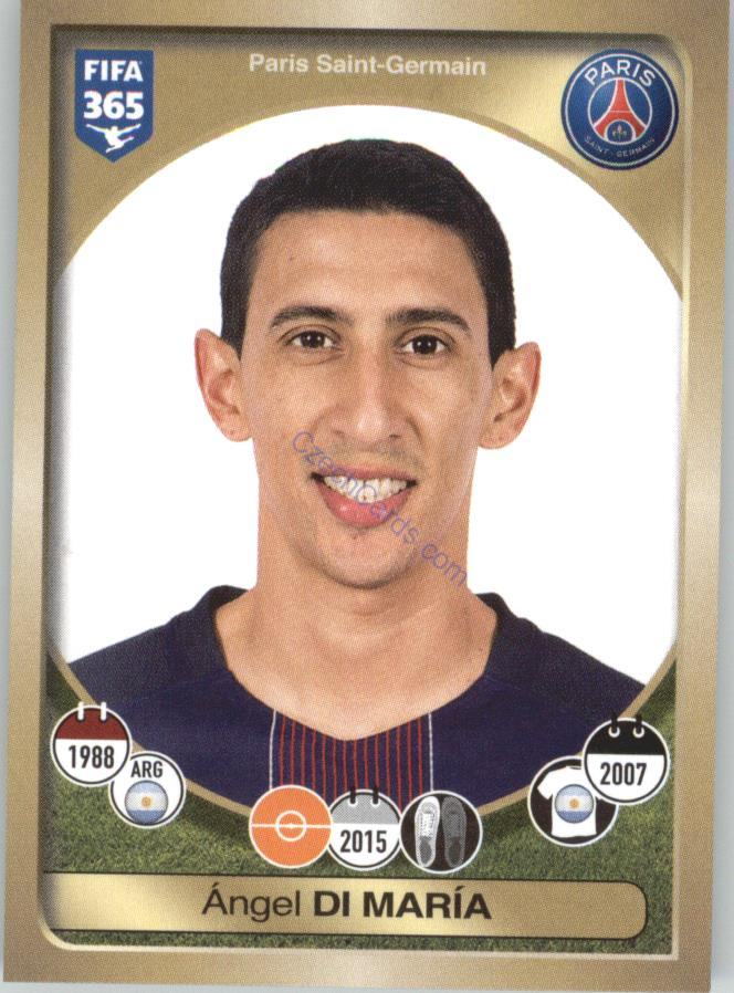 Ángel Di María Panini 2017 FIFA 365 Sticker #173