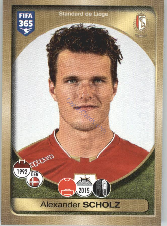 Alexander Scholz Panini 2017 FIFA 365 Sticker #178