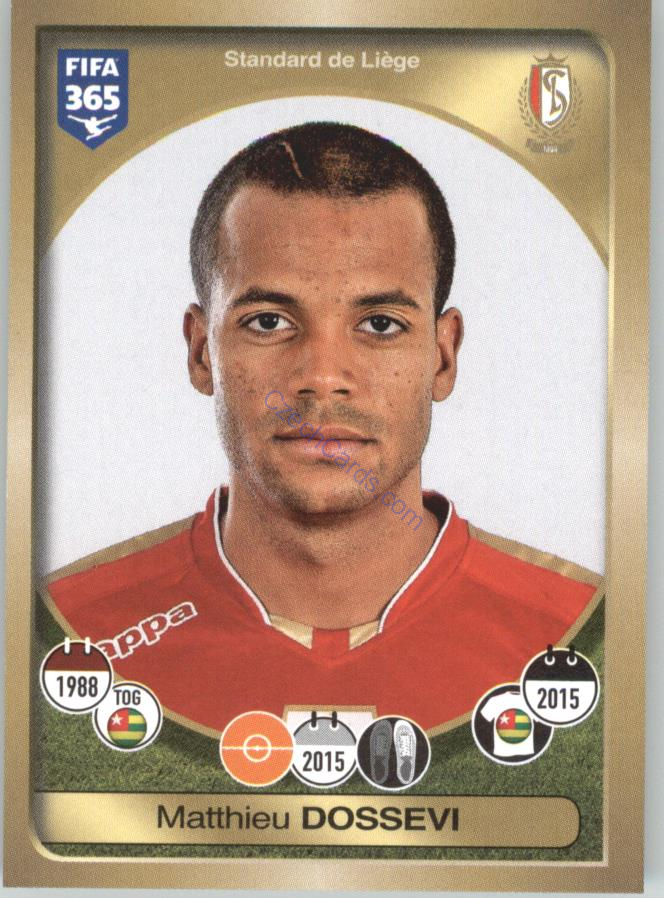 Matthieu Dossevi Panini 2017 FIFA 365 Sticker #183