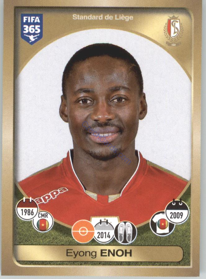 Eyong Enoh Panini 2017 FIFA 365 Sticker #186