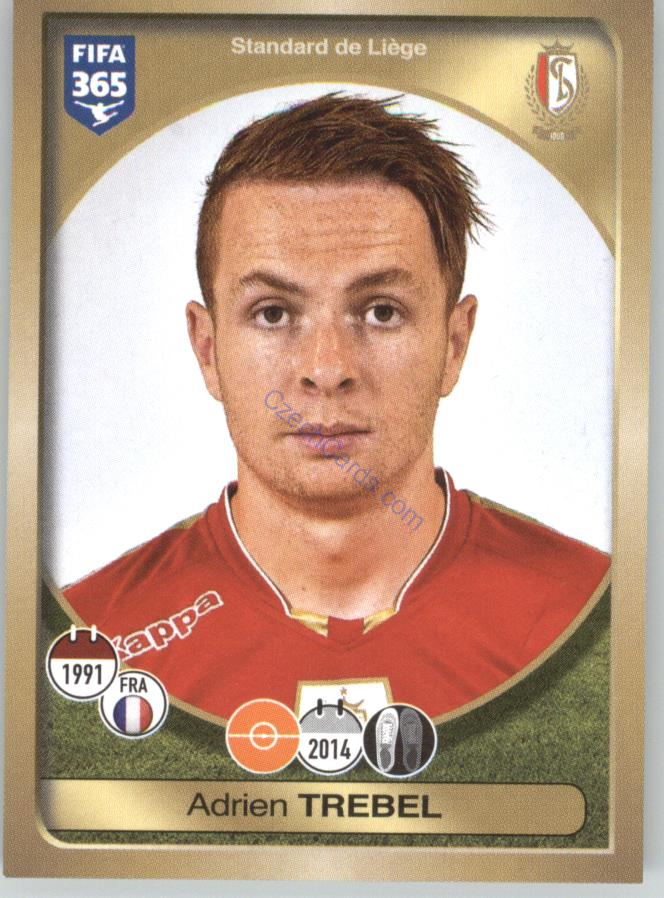 Adrien Trebel Panini 2017 FIFA 365 Sticker #187