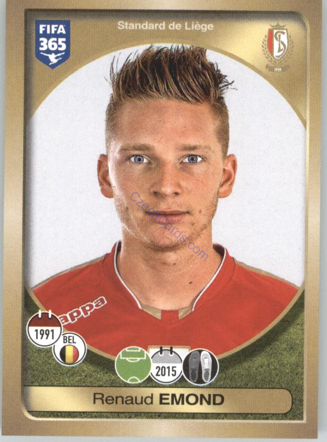 Renaud Emond Panini 2017 FIFA 365 Sticker #189
