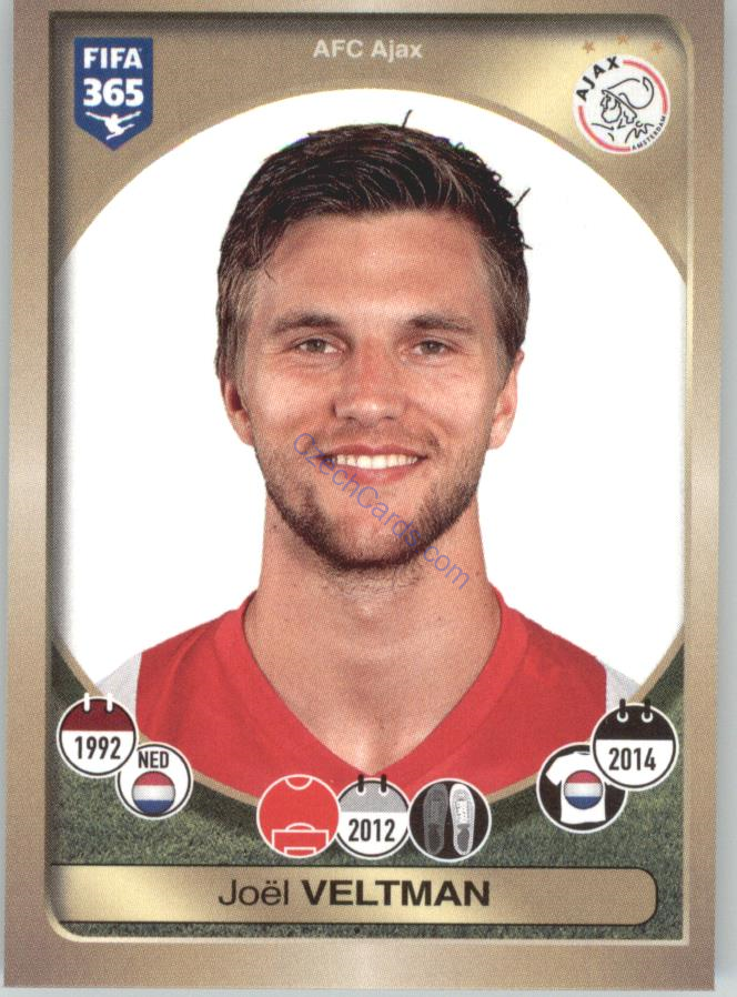 Joël Veltman Panini 2017 FIFA 365 Sticker #191