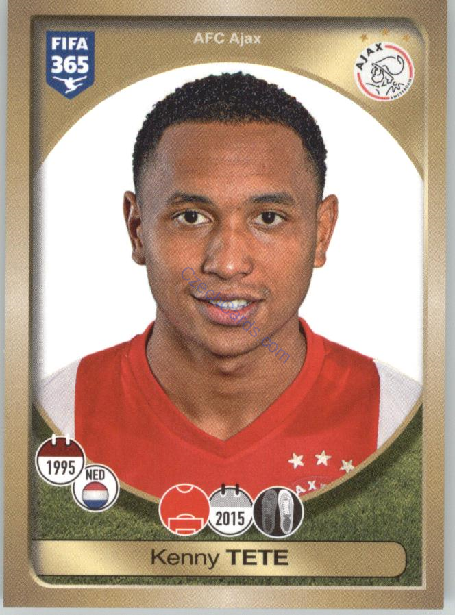 Kenny Tete Panini 2017 FIFA 365 Sticker #196