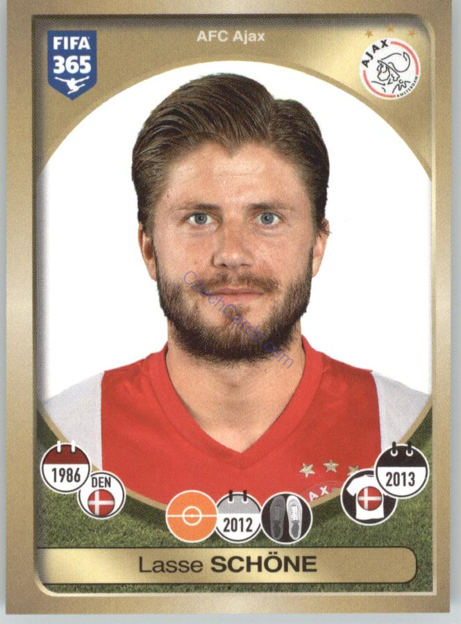 Lasse Schöne Panini 2017 FIFA 365 Sticker #198