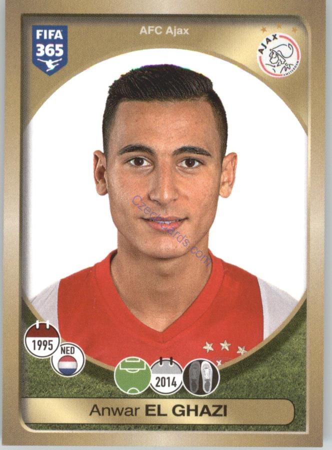 Anwar El Ghazi Panini 2017 FIFA 365 Sticker #203