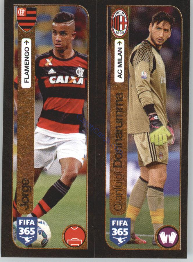 Jorge, Donnarumma Panini 2017 FIFA 365 Sticker #206