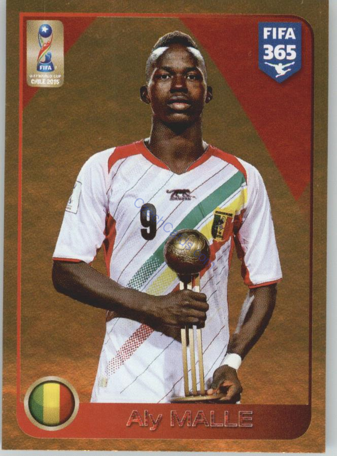 Aly Malle Panini 2017 FIFA 365 Golden Sticker #215