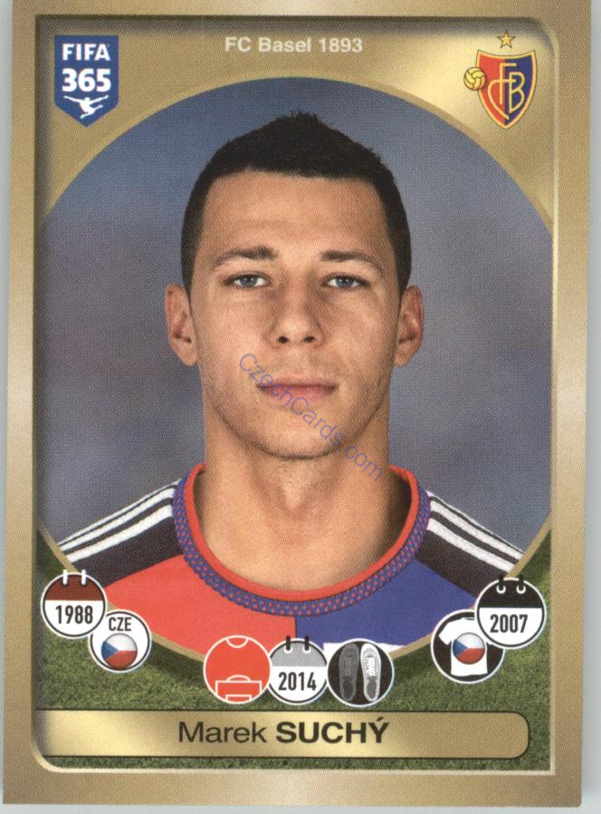 Marek Suchý Panini 2017 FIFA 365 Sticker #217