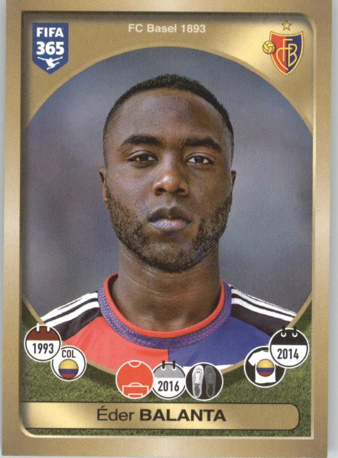 Éder Balanta Panini 2017 FIFA 365 Sticker #218
