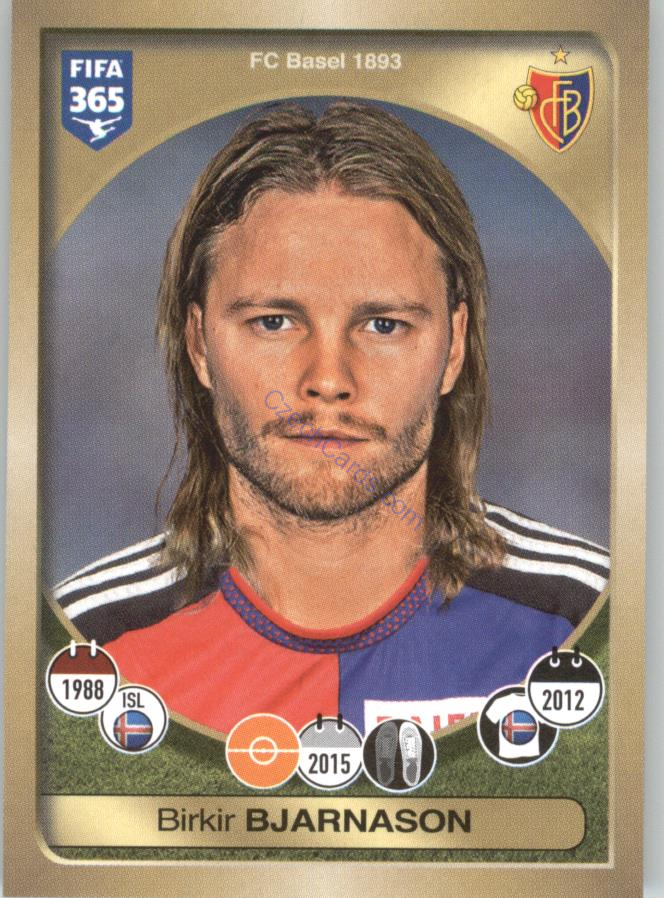 Birkir Bjarnason Panini 2017 FIFA 365 Sticker #223
