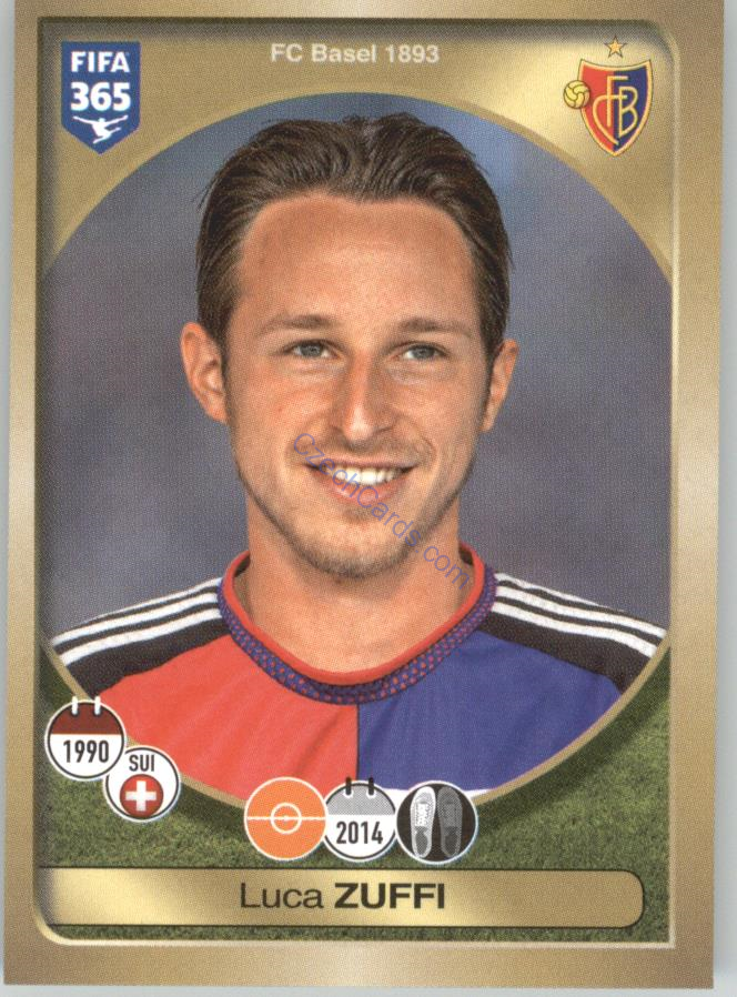 Luca Zuffi Panini 2017 FIFA 365 Sticker #226