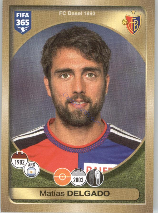 Matías Delgado Panini 2017 FIFA 365 Sticker #227