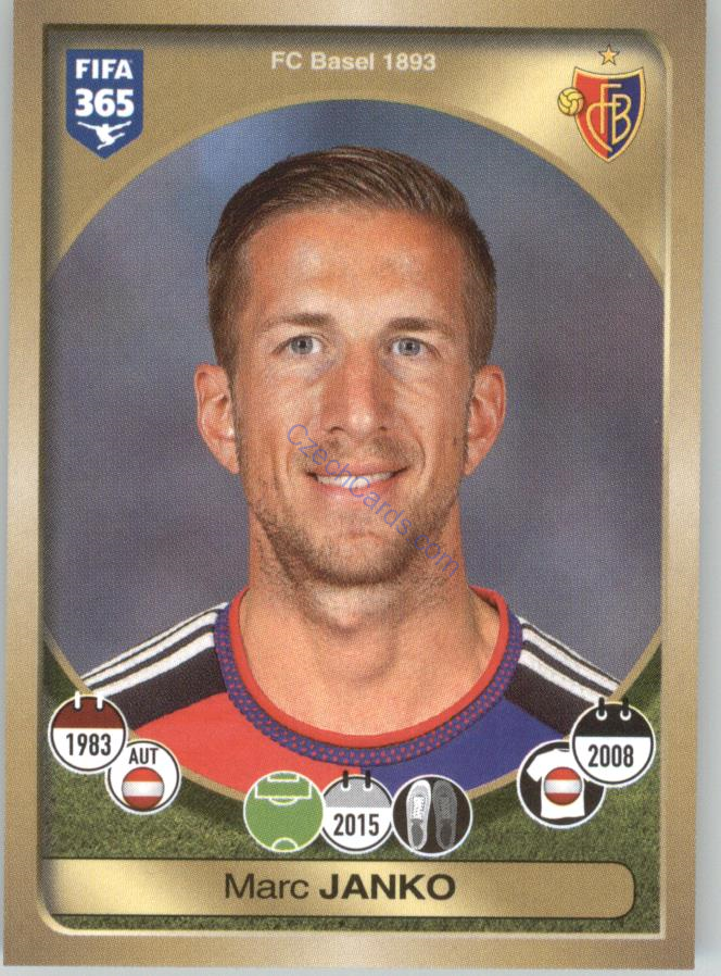 Marc Janko Panini 2017 FIFA 365 Sticker #228