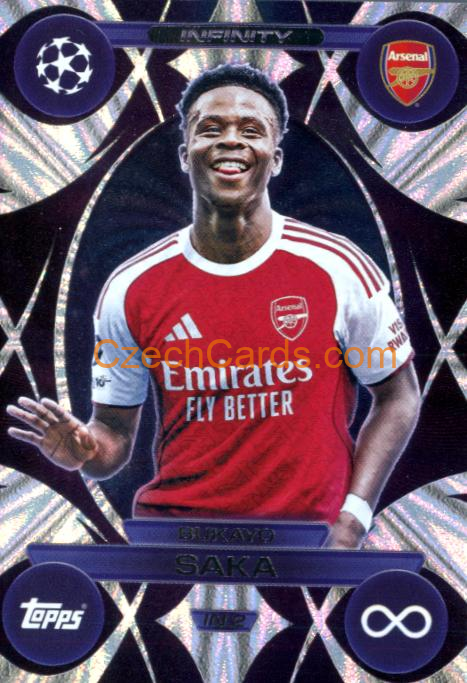 Bukayo Saka 2025/26 Match Attax Infinity #IN2