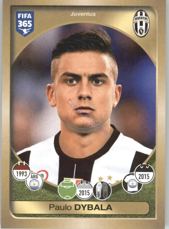Paulo Dybala Panini 2017 FIFA 365 Sticker #242