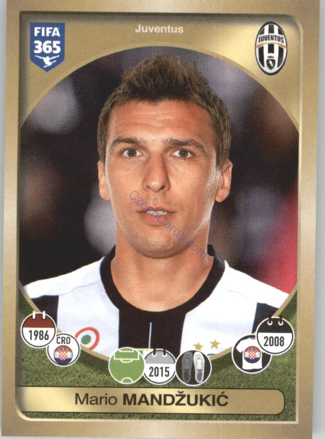 Mario Mandžukić Panini 2017 FIFA 365 Sticker #243