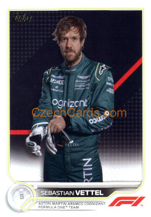 Sebastian Vettel 2022 Topps Formula 1 #9